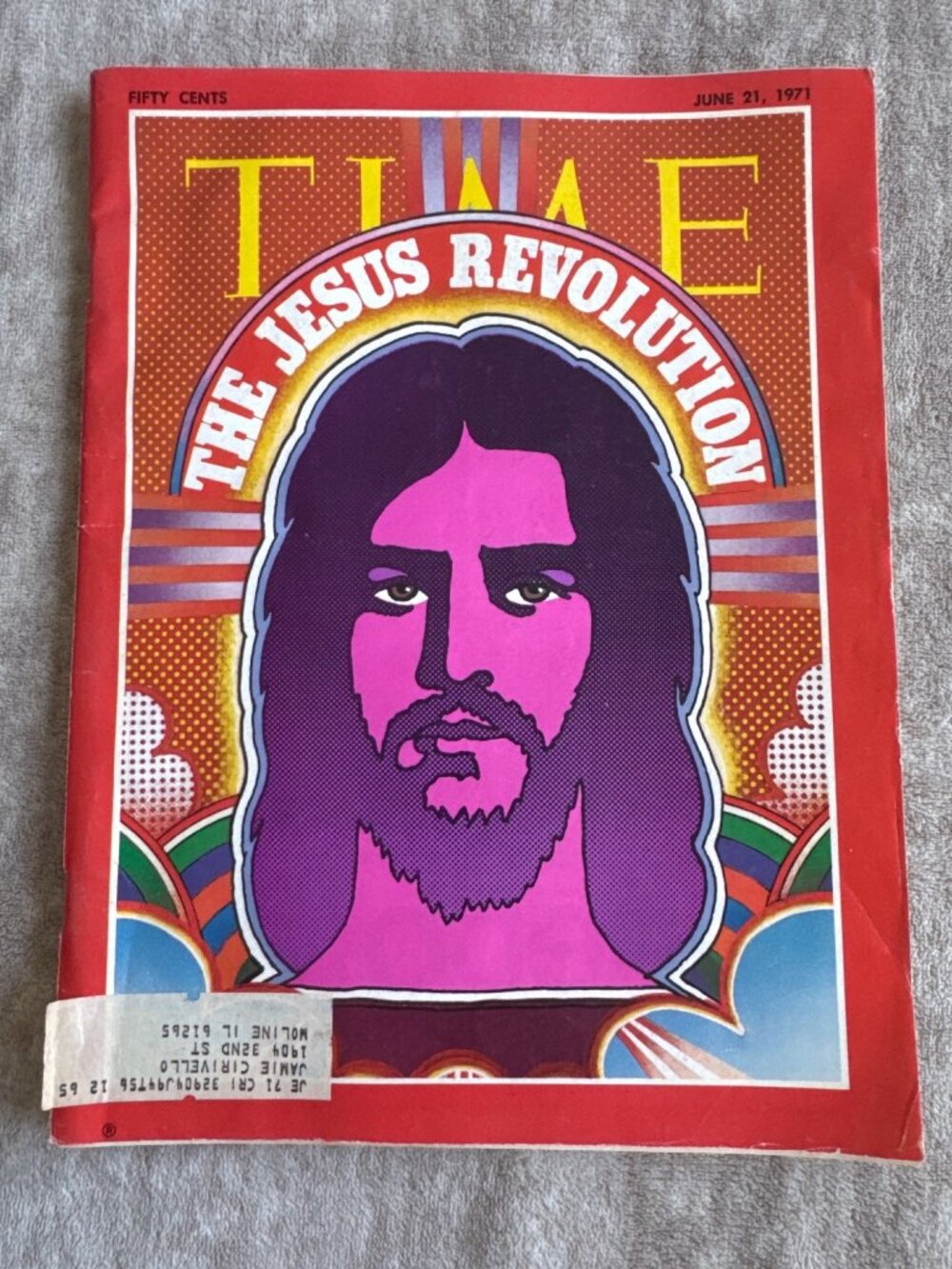 Jesus Revolution- Time Magazine June 21, 1971 Lonnie Frisbee PRICE FIRM